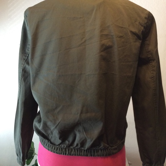 freebird army bomber jacket with patches S - Picture 4 of 6